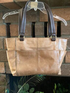 The Sak / Ashby Leather Satchel Bag / Brown /